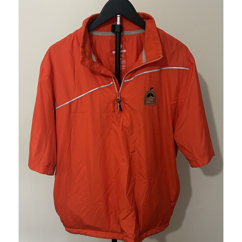 Sunice Weather Mens 1/4 Zip Windbreaker Rock Hollow Golf Club
